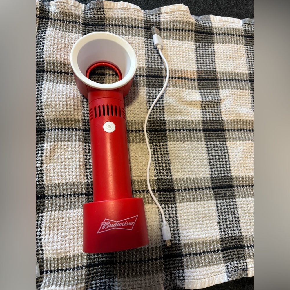 Budweiser handheld fan
